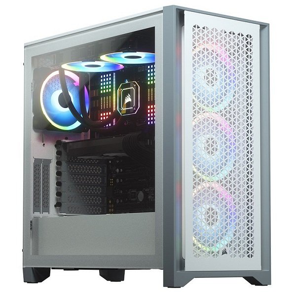 CORSAIR 4000D AIRFLOW Tempered Glass Mid-Tower ATX Case White