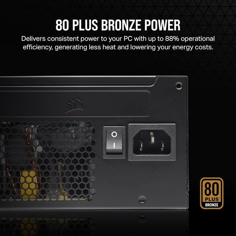 Corsair CX750 750 Watt 80 PLUS Bronze ATX Power Supply - Image 4