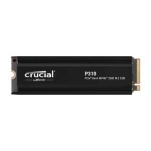 Crucial P310 2TB PCIe Gen4 NVMe 2280 M.2 SSD with heatsink