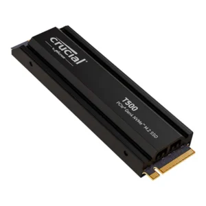 Crucial T500 1TB PCIe Gen4 NVMe M.2 SSD with heatsink