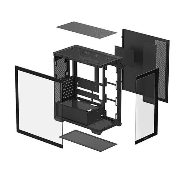 DEEPCOOL CG580 ATX Mid Tower Cabinet ( Black ) - Image 2