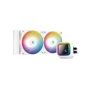 Deepcool LS520 WH 240mm ARGB Liquid Cooling Cabinet Cooler (White)