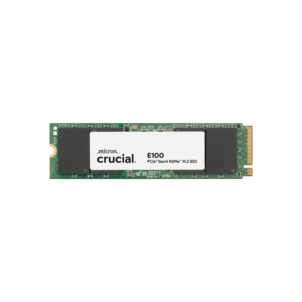 Crucial E100 480GB PCIe Gen4 NVMe M.2 SSD