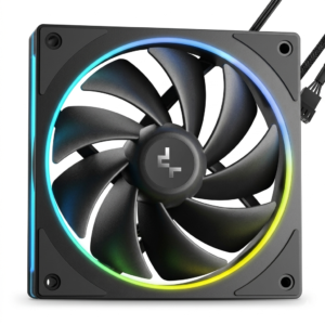 Deepcool LM360 360mm ARGB AIO Liquid Cooler With A Compact 2.4" IPS Display (Black)