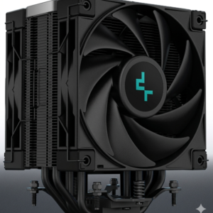 Deepcool AK400 Zero Dark Plus CPU Air Cooler Fan with Heat Sinks & Pipes Cabinet Cooler (Black)