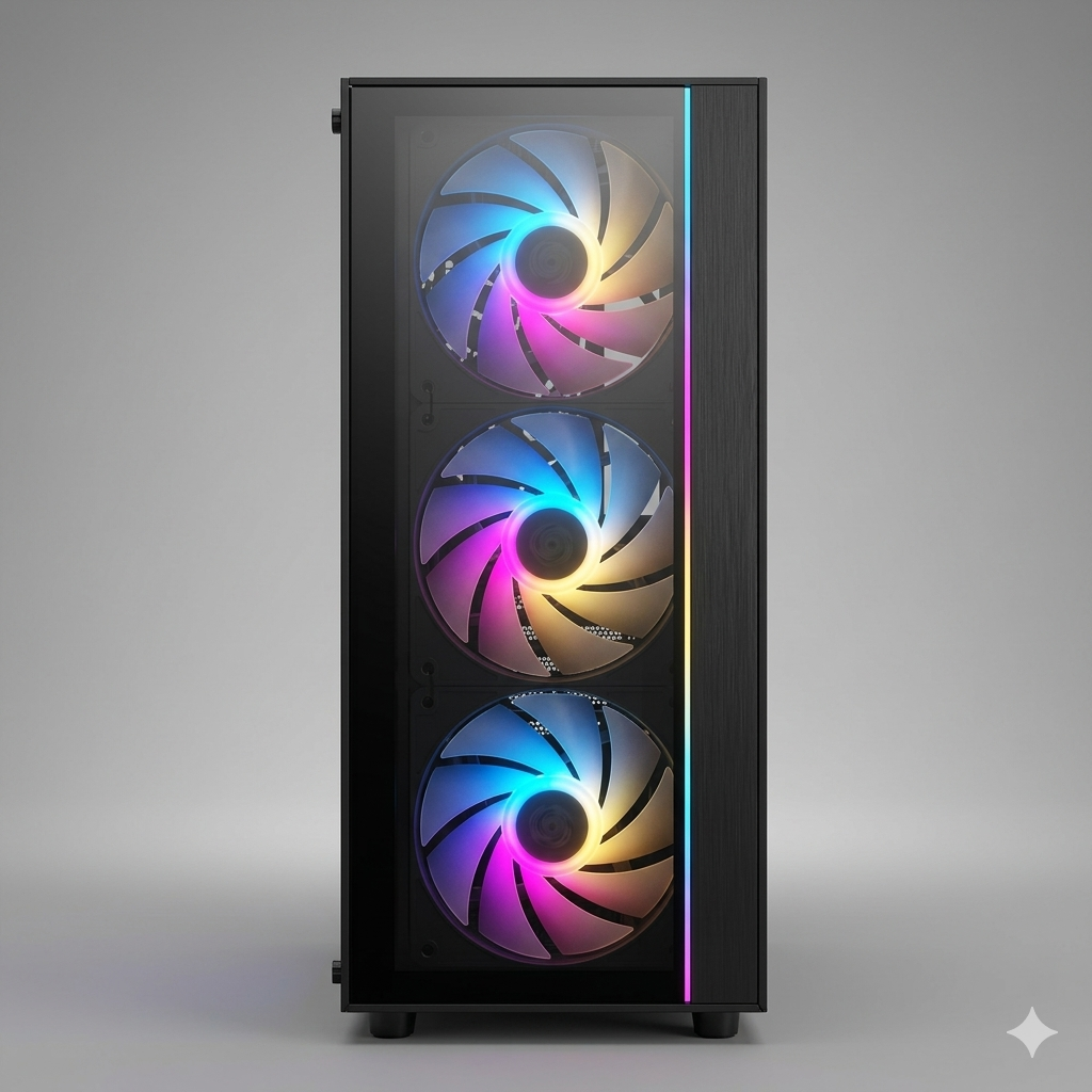 Deepcool MATREXX 55 V4 C ARGB ATX Mid Tower Cabinet (Black) - Image 2