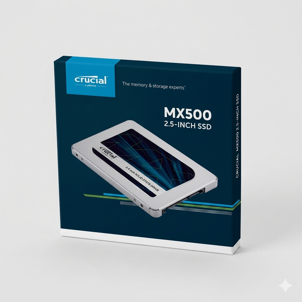 Crucial MX500 4TB 3D NAND SATA 2.5-inch 7mm (with 9.5mm adapter) Internal SSD - Image 2