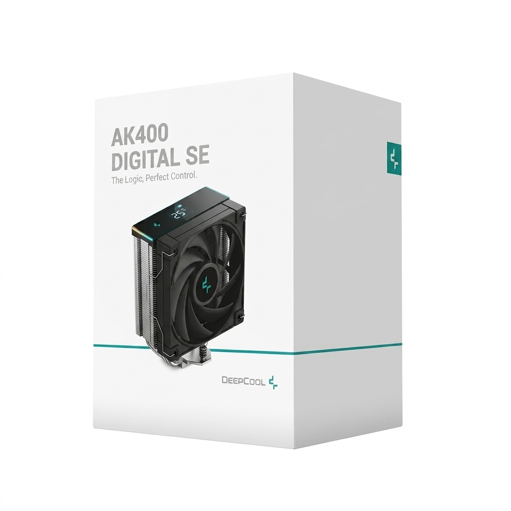 Deepcool AG400 Digital SE Black Addressable RGB 120mm CPU Air Cooler Black - Image 2