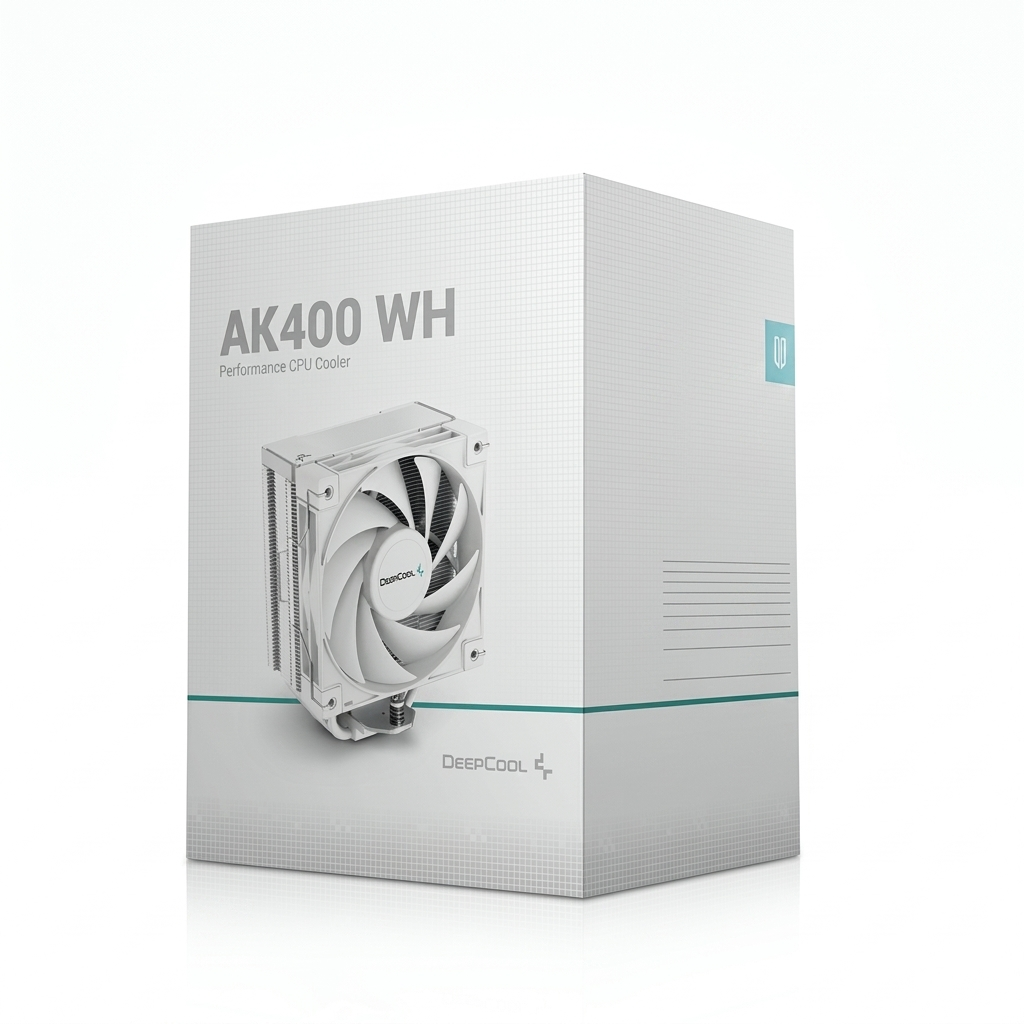Deepcool AK400 White 120MM CPU Air Cooler White - Image 2