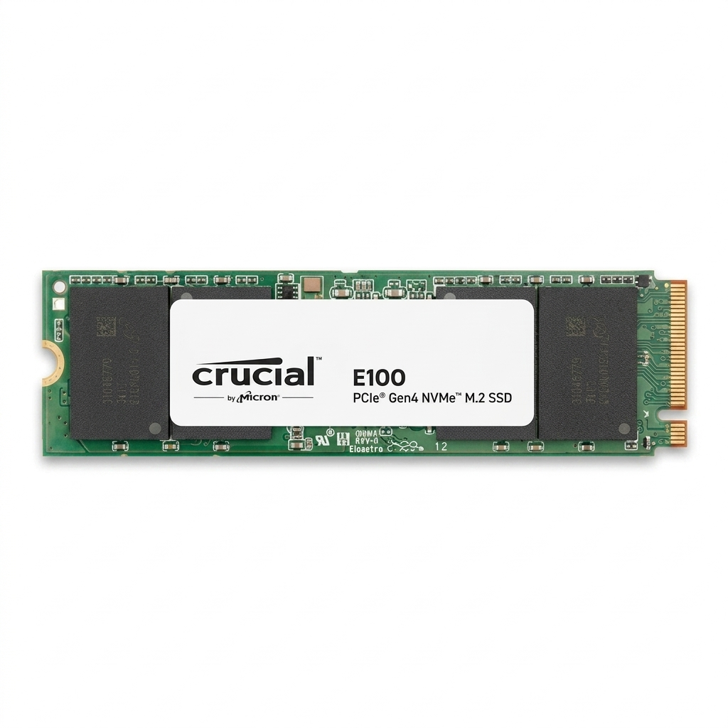 Crucial E100 480GB PCIe Gen4 NVMe M.2 SSD