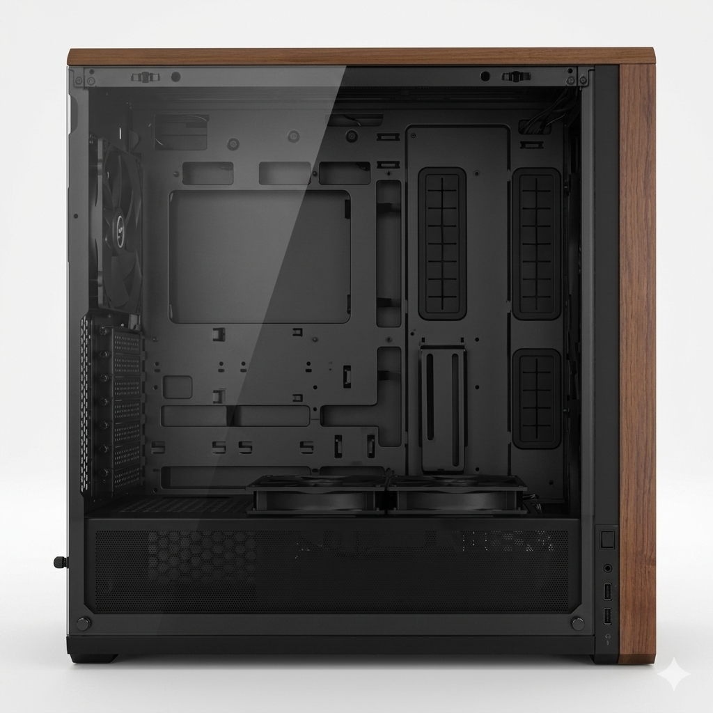 Lian Li Chassis LANCOOL 217 Cabinet - Black - Image 3