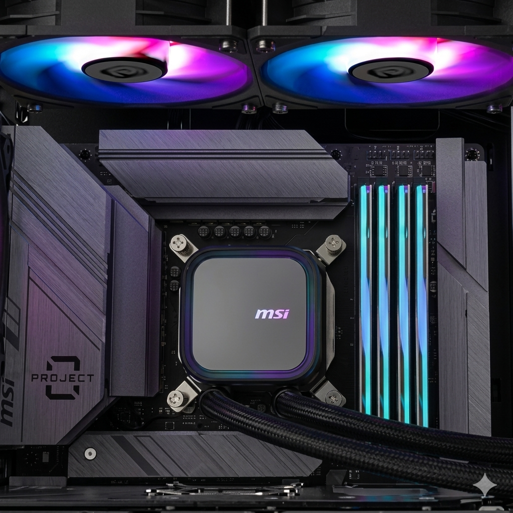 MSI MAG CORELIQUID A13 240 AIO CPU Liquid Cooler - Image 2