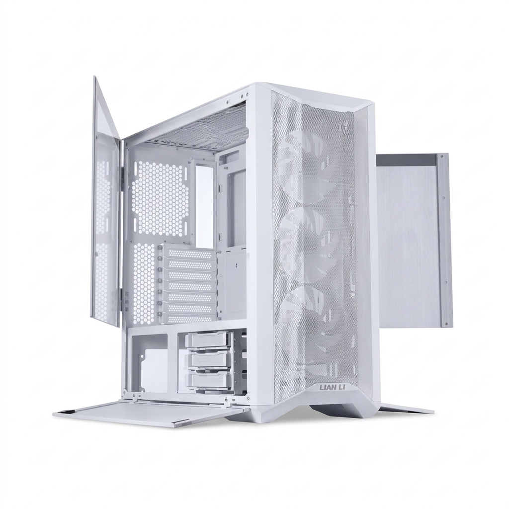 Lian Li Chassis LANCOOL 2 Mesh C RGB Cabinet - White - Image 3