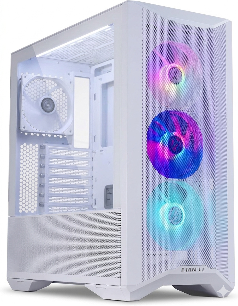 Lian Li Chassis LANCOOL 2 Mesh C RGB Cabinet - White