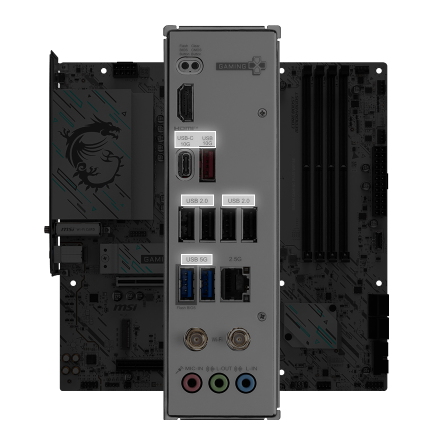 MSI B840M GAMING WIFI6E Motherboard - Image 4