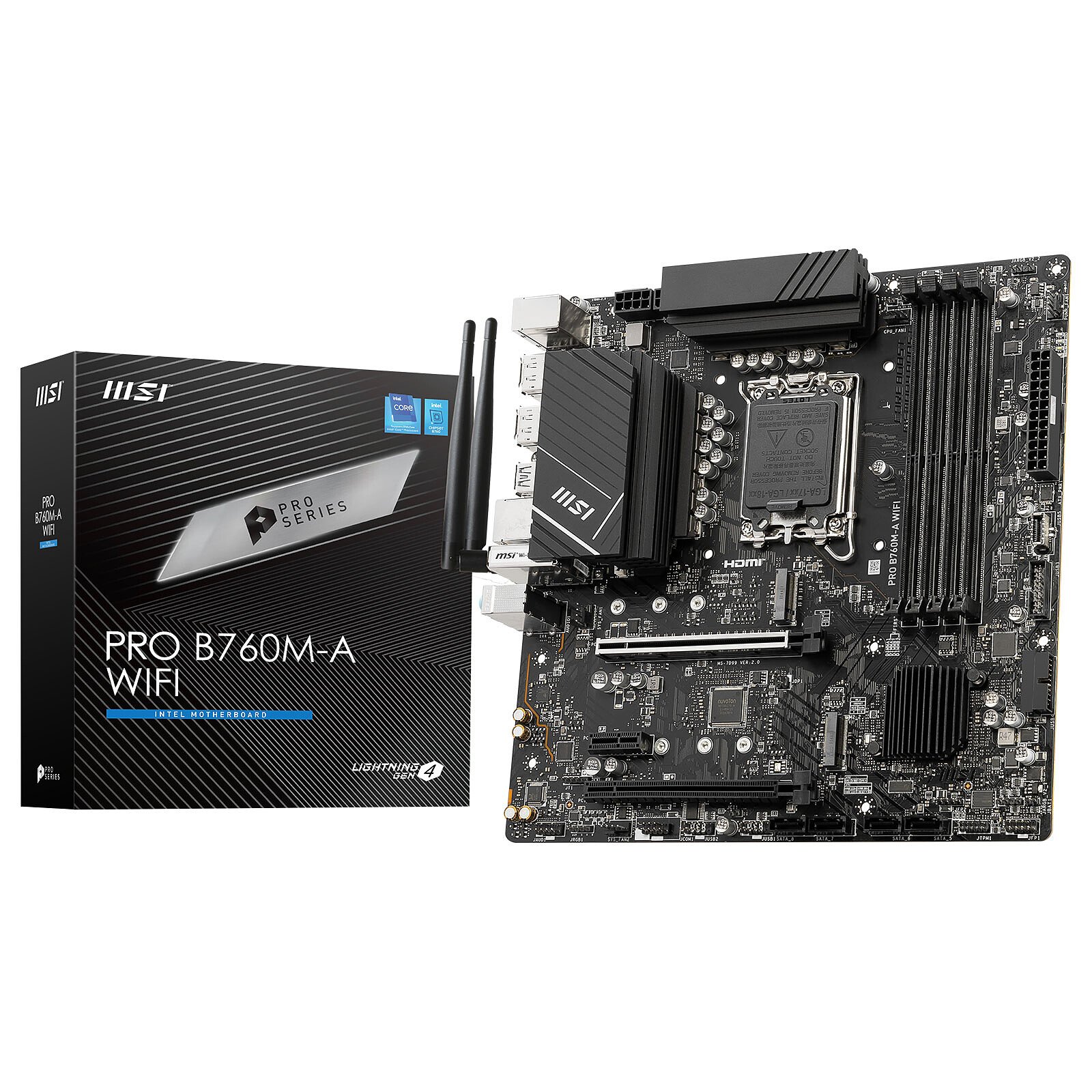MSI PRO B760M-A WIFI Motherboard