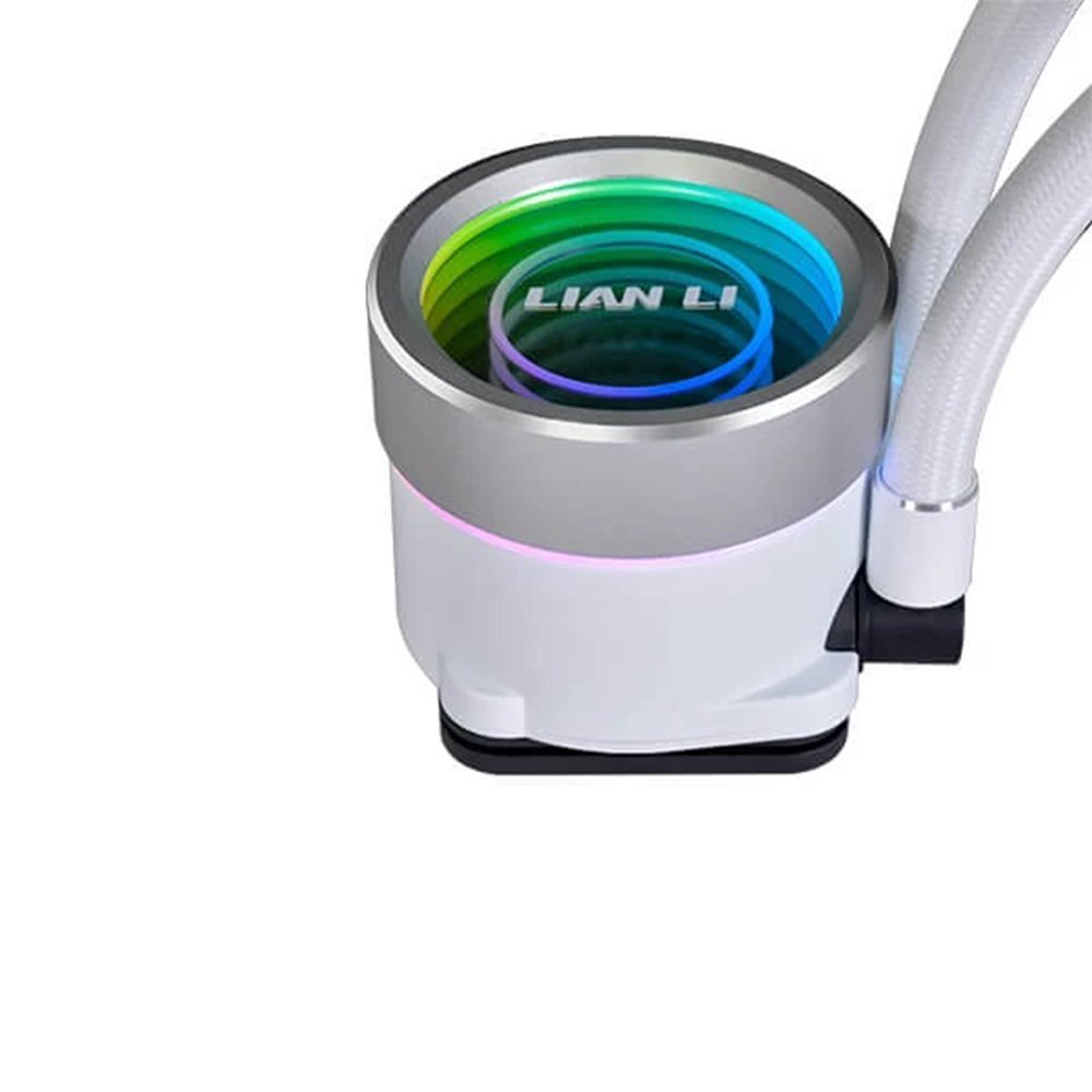 Lian Li Galahad II Trinity 360 ARGB 360mm AIO Liquid Cooler White - Image 2