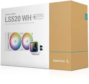 Deepcool LS520 WH 240mm ARGB Liquid Cooling Cabinet Cooler (White)