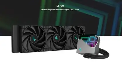Deepcool LT720 360mm ARGB AIO Liquid Cooler (Black)