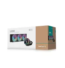 Deepcool LQ360 AIO Digital Display 360 mm Liquid Cooler Black