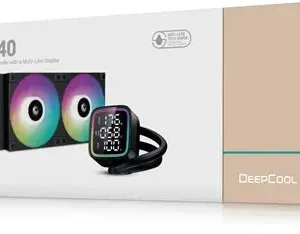 Deepcool LD240 240mm ARGB AIO Liquid Cooler With LCD (Black)