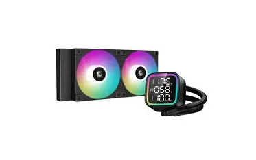 Deepcool LD240 240mm ARGB AIO Liquid Cooler With LCD (Black) - Image 4