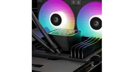 Deepcool LD240 240mm ARGB AIO Liquid Cooler With LCD (Black) - Image 3