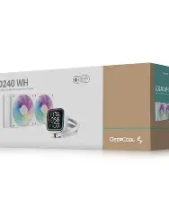 Deepcool LD240 WH 240mm ARGB AIO Liquid Cooler With LCD (White)