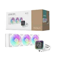 Deepcool LD360 ARGB 360mm ARGB AIO Liquid Cooler With LCD (White)