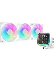 Deepcool LD360 ARGB 360mm ARGB AIO Liquid Cooler With LCD (White) - Image 2