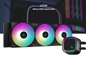 Deepcool LE720 ARGB AIO 360MM Liquid Cooler (Black)