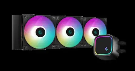 Deepcool LE720 ARGB AIO 360MM Liquid Cooler (Black) - Image 2