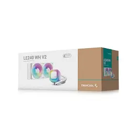 Deepcool LE240 V2 WH ARGB AIO 240mm CPU Liquid Cooler (White)