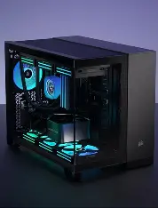 CORSAIR 2500X Mid-Tower Dual Chamber PC Case - Black