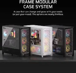 CORSAIR FRAME 5000D RS ARGB High-Airflow Mid-Tower PC Case