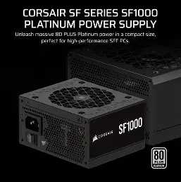 Corsair SF1000 1000 Watt Fully Modular 80 PLUS Platinum SFX Power Supply - Image 4