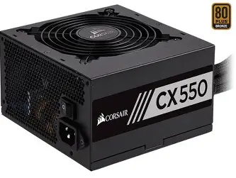 Corsair CX550 550 Watt 80 PLUS Bronze ATX Power Supply - Image 4