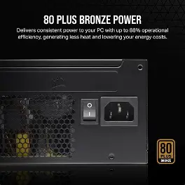 Corsair CX750 750 Watt 80 PLUS Bronze ATX Power Supply - Image 2