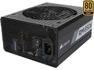 Corsair RM850X 850 Watt 80 PLUS(R) Gold Certified Fully Modular Power Supply - Image 3
