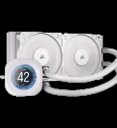 Corsair NAUTILUS 240 LCD Liquid CPU Cooler-White - Image 3