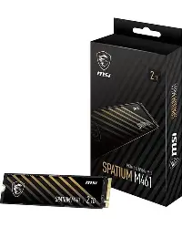 MSI M461 2TB PCIe Gen4x4 NVMe 4.0 M.2 3D Nand Internal Solid State SSD