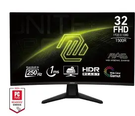 MSI MAG 32C6X 32" FHD VA Panel 250 Hz / 1ms Curved Gaming Monitor