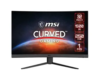 MSI G32C4X 32" FHD VA Panel 250Hz / 1Ms 1500R Curved Gaming Monitor
