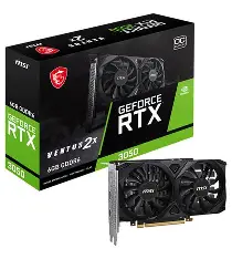 MSI GeForce RTX 3050 Ventus 2X 6G OC 6GB GDDR6 Gaming Graphic Card