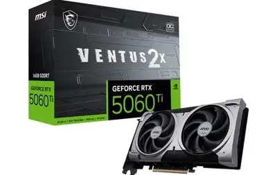 MSI GeForce RTX 5060 Ti 16G VENTUS 2X OC PLUS Graphic Card
