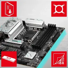 MSI B760M GAMING PLUS WIFI Motherboard - Image 2