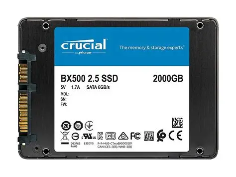 Crucial BX500 2TB 3D NAND SATA 2.5-inch SSD - Image 2
