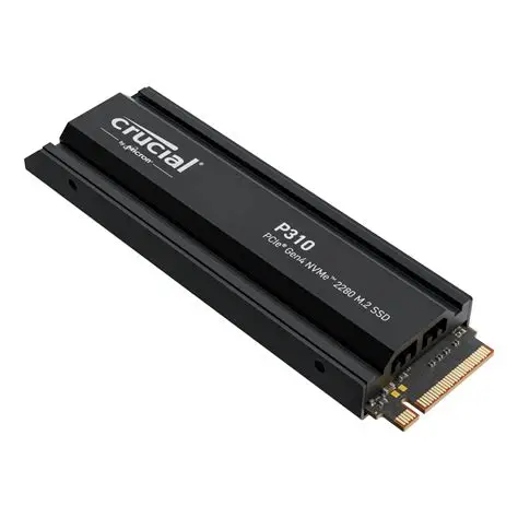 Crucial P310 2TB PCIe Gen4 NVMe 2280 M.2 SSD with heatsink - Image 2