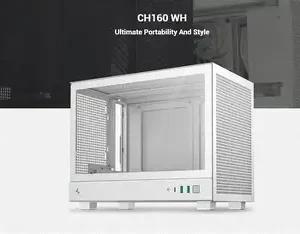 DEEPCOOL CH160 WH MITX Mini Tower Cabinet (White)