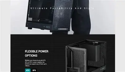 DEEPCOOL CH160 ITX Mini Tower Cabinet (Black) - Image 2